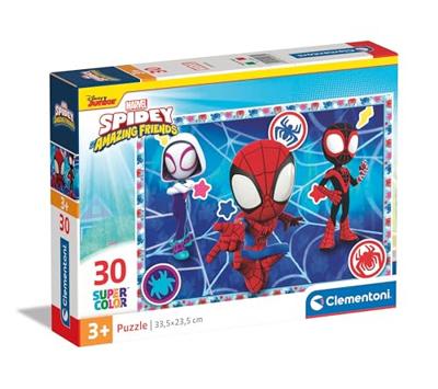 Clementoni legpuzzel super color marvel spidey, 30st. - thumbnail