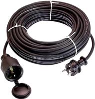 Schwabe Verlengkabel Rubber H05RR-F 3x1,5 zwart IP44 50m - thumbnail