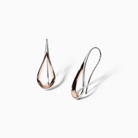 Skagen SKJ1230998 oorbel Roestvrijstaal Goud, Zilver Vrouw - thumbnail