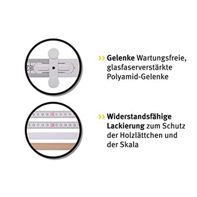 Stabila Holz-Gliedermaßstab Type 700 1304 Duimstok 2 m Beukenhout Stabila Holz-Gliedermaßstab Type 700 1304 Duimstok 2 m Beukenhout