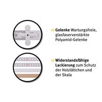 Stabila Type 1707 1334 Duimstok 2 m Beukenhout - thumbnail