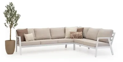 Trestino hoekset lectoure wit