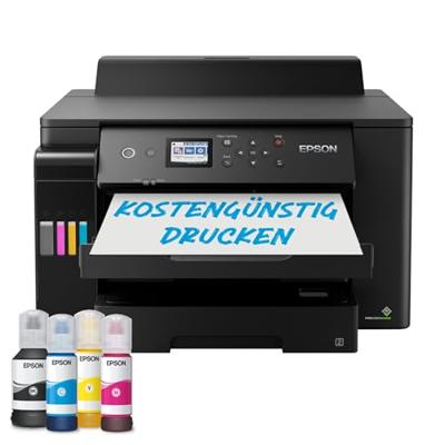 Epson EcoTank ET-5855 Multifunctionele printer Inkjet Kleur A4 Printen, scannen, kopiëren, faxen Inktbijvulsysteem, USB, WiFi Epson EcoTank ET-5855 Multifunctionele printer Inkjet Kleur A4 Printen, scannen, kopiëren, faxen Inktbijvulsysteem, USB, WiFi