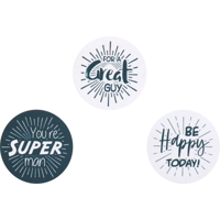 Etiket | papier | Sparks for Men | ∅45mm | assorti | rol à 500 stuks - thumbnail