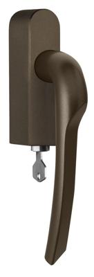 Formani Rivio by Gensler GL102-DKLOCK-O draaikiepgarnituur afsluitbaar linksdraaiend - brons