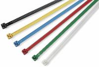 HellermannTyton 115-00004 LR55R-PA66-YE-Q1 Kabelbinder 196 mm 4.80 mm Geel Hersluitbaar, Hittegestabiliseerd 25 stuk(s) - thumbnail