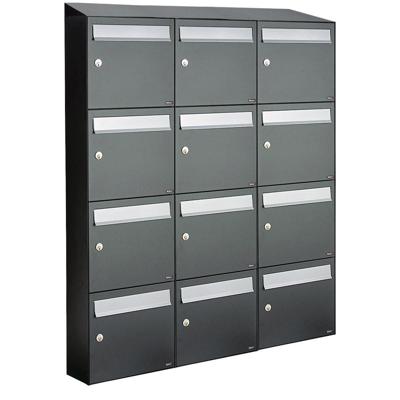 Allux Flow Set 3-Breed, 4-Hoog Met Dak Antraciet - 40040065_3x4d