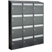 Allux Flow Set 3-Breed, 4-Hoog Met Dak Antraciet - 40040065_3x4d - thumbnail