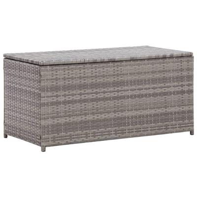 Tuinbox 100x50x50 cm poly rattan grijs Tuinbox 100x50x50 cm poly rattan grijs
