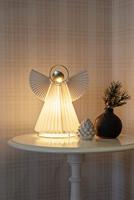 Konstsmide 1809-202 LED-silhouet Engel Crème-wit Schakelaar - thumbnail