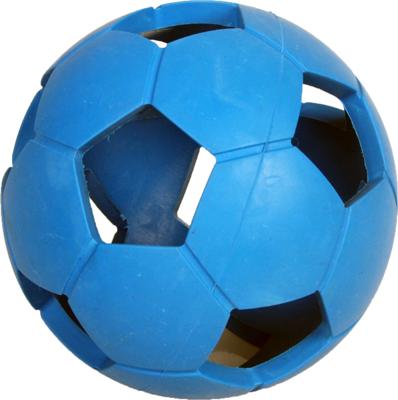 Hondenspeelgoed Rubber Voetbal 11.5 cm Flamingo Blauw