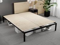Bedbodem LOTINA 180x200 cm zwart - thumbnail