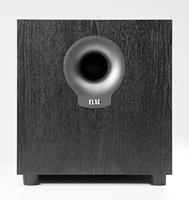 ELAC Debut Subwoofer S10.2, actieve luidspreker voor muziekweergave via stereo-installatie, ideale versterker voor diepe bassen en krachtige geluiden, 200 W, zwart decor - thumbnail