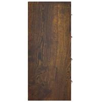 Dressoir met 4 lades 60x30,5x71 cm gerookt eiken - thumbnail