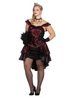 Burlesque jurk luxe - thumbnail