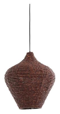 Light & Living Hanglamp 'Kalenga' Kralen, 36cm, kleur Donkerbruin Light & Living Hanglamp 'Kalenga' Kralen, 36cm, kleur Donkerbruin