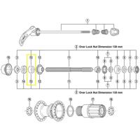 Shimano Afstandsbus links 8 mm - thumbnail