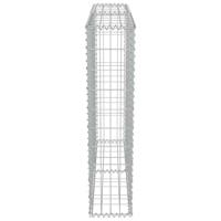 Schanskorf muur met deksels 100x20x100 cm gegalvaniseerd staal - thumbnail