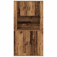Hoge kast Oudhout 80 x 33 x 150 cm Bewerkt hout - thumbnail
