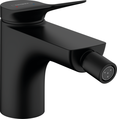Hansgrohe Bidetmengkraan Vivenis met Trekwaste Mat Zwart