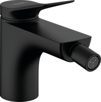 Hansgrohe Bidetmengkraan Vivenis met Trekwaste Mat Zwart - thumbnail