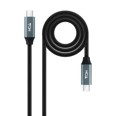 Nanocable 10.01.4302 USB 3.2 Gen2x2 kabel 20 Gbit/s 5A/100W 4K/60Hz USB-C/M-USB-C/M, 2m