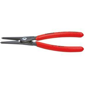 Knipex 49 11 A0 Precisie-borgveertang Geschikt voor borgringen Buitenringen 3-10 mm Puntvorm Recht