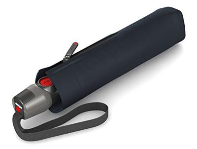 Knirps T.200 Medium Duomatic Marineblauw Aluminium Polyester Compact Paraplu