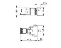 WAGO 890-762 Netstekker WINSTA MINI Bus, recht Totaal aantal polen: 2 16 A Lichtgroen 50 stuk(s) - thumbnail