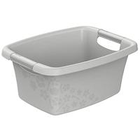 Rotho Flowers Wasmand 12L Cool Grey - thumbnail