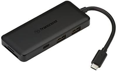 Transcend 6-in 1 Port Hub PD SD/MicroSD Reader USB 3.1 Gen 2 Type-C