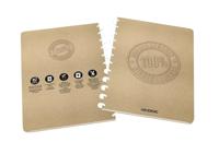 Schrift adoc bio a4 ruit 4x8mm 144pag 90gr kraft | 10 stuks - thumbnail