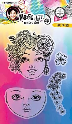 Studio Light • mixed-up collection clear stamp face to face