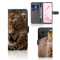 Samsung Note 10 Lite | Telefoonhoesje | Met pasjeshouder | Luipaard - thumbnail