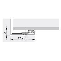 Alprokon brandwerend sponningsprofiel - Ferno Tec 250 - 2400 mm - thumbnail