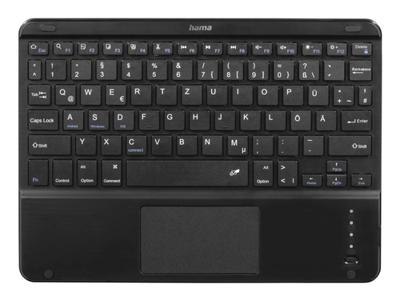 Hama Tablet-Case Prem, Hülle m. Tastatur f. iPad Air 11 (25/24)/10.9 (22/20) Zwart Tabletcover