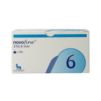 Novo Nordisk Novofine naalden 0.25 x 6 mm 31 gram 100 Stuks - thumbnail