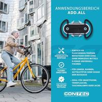 CONTEC universalhalterung "add.all" ct uni. holder add.all silikon, black - thumbnail