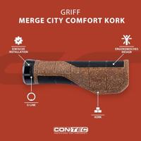 CONTEC handvatten "merge city comfort kork" ct grips merge city comfort cork, 140mm - thumbnail