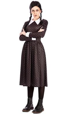 Gothic Addams Family Jurk Dames