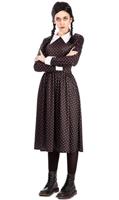 Gothic Addams Family Jurk Dames - thumbnail