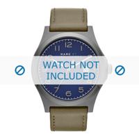 Horlogeband Marc by Marc Jacobs MBM5046 Leder Olijfgroen 22mm - thumbnail