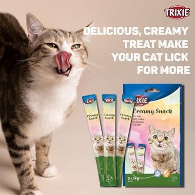 Trixie Creamy Snacks Kip kattensnacks 5 x 14 gram