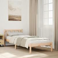 Bedframe extra lang zonder matras massief grenenhout 100x210 cm - thumbnail