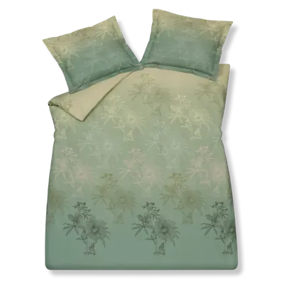 Vandyck green gift smoke green dekbedovertrek