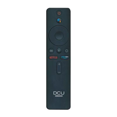 DCU Tecnologic | Afstandsbediening voor Xiaomi MI tv | afstandsbediening tv | met spraakherkenning | knop voor Netflix en Prime Video | zwart