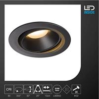 SLV 1003697 NUMINOS MOVE XL LED-inbouwlamp LED vast ingebouwd 37 W Zwart - thumbnail