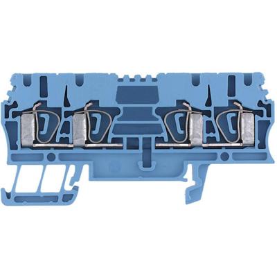 Doorgaande klemmen ZDU blauw ZDU 2.5/4AN BL 1608580000-1 Blauw Weidmüller 1 stuk(s)