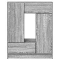 Dressoir met lades en deuren 73x31x90 cm grijs Sonoma - thumbnail
