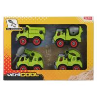 Toi-Toys Cars & trucks bouwvoertuigen met schroevendraaier - thumbnail